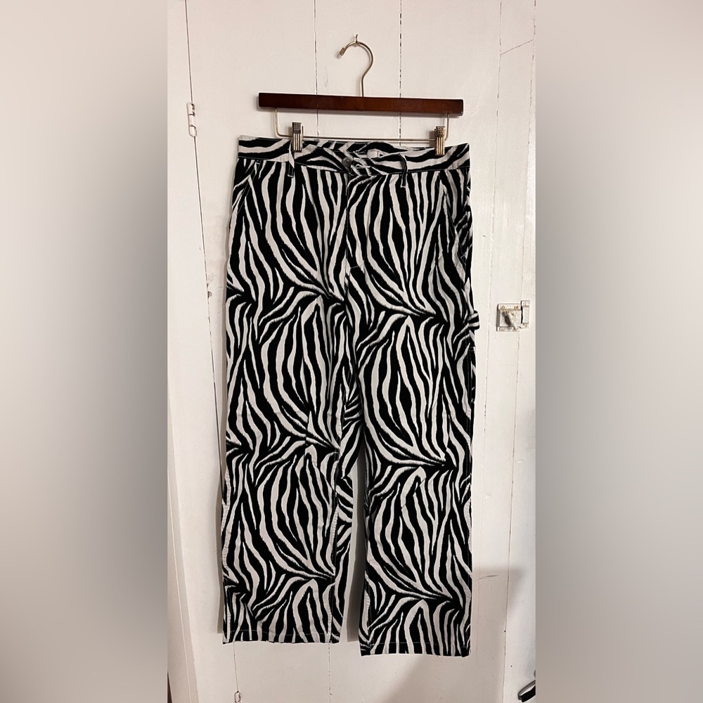 BDG Urban Outfitters Zebra Print Jeans